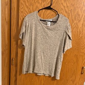 Cozy Gray Women's Crew Neck Sweater